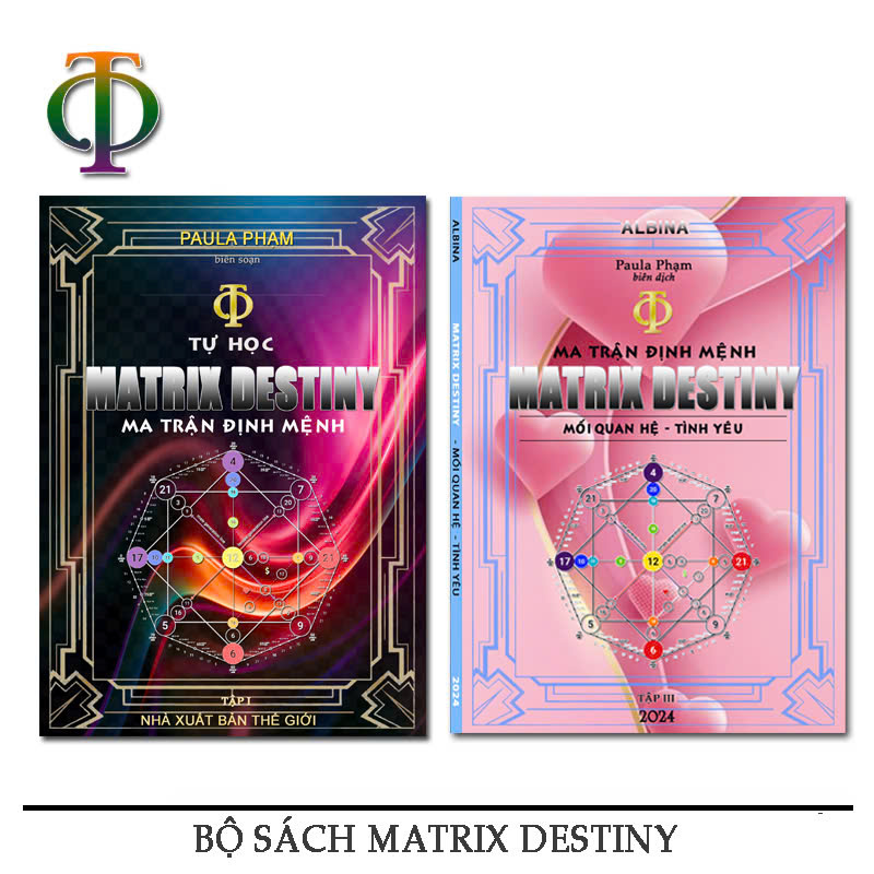 COMBO SÁCH TỰ HỌC MATRIX DESTINY TẬP 1+3